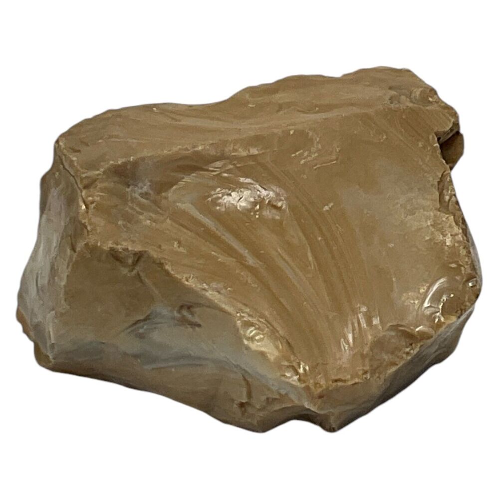 Carmel Chocolate Cream Art Glass Cullet Slag Glass #4XL235‎